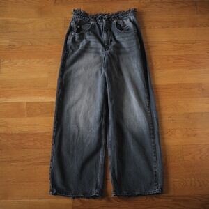 BDG Jaya Baggy Low-Rise Boyfriend Jeans Washed Black 26W Y2K Baggy Wideleg Retro